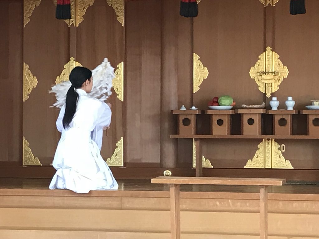 京都御所と鴨川にほど近い京都國學院での実習（2018年3月）